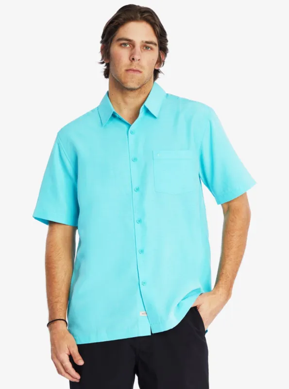 Waterman Centinela Premium Anti-Wrinkle Shirt - Aqua Splash Centinella sold by Quiksilver
