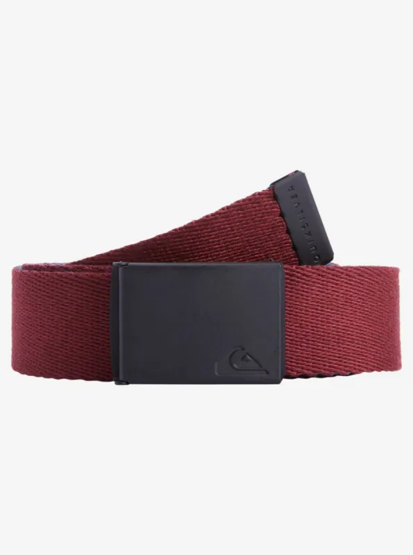 The Jam Webbing Belt - Wino sold by Quiksilver