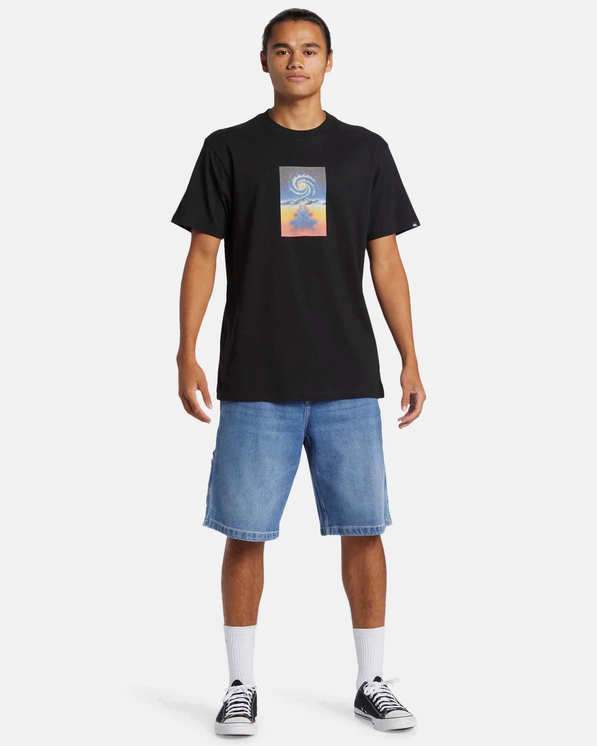 Cosmic Vibrations T-Shirt - Black sold by Quiksilver product image thumbnail 3