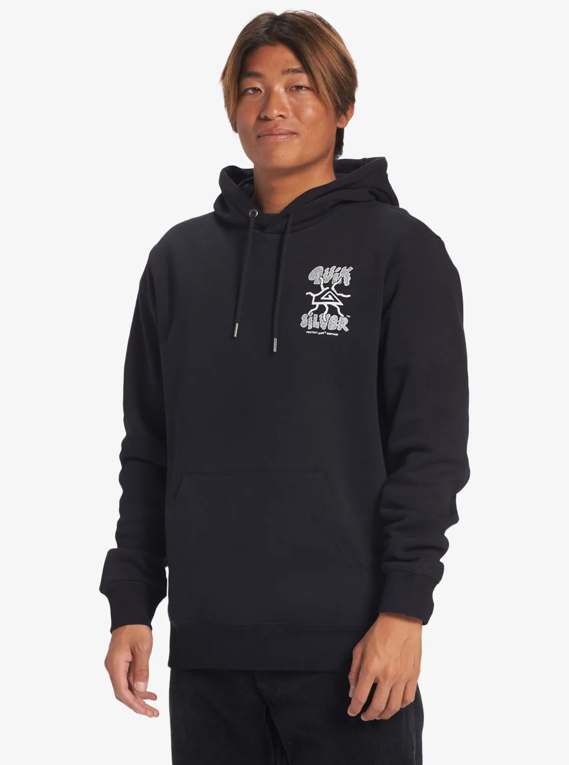 Global Force Fleece Crew Neck Sweatshirt - Black sold by Quiksilver product image thumbnail 4
