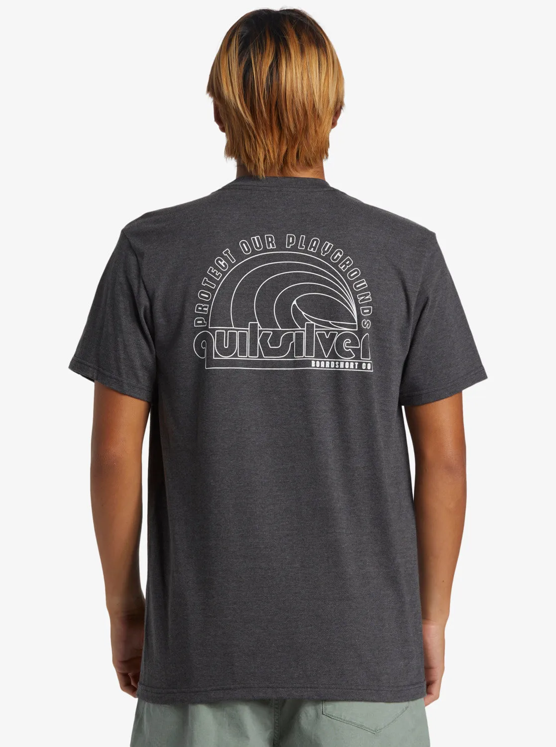 Decal T-Shirt - Charcoal Heather sold by Quiksilver product image thumbnail 5