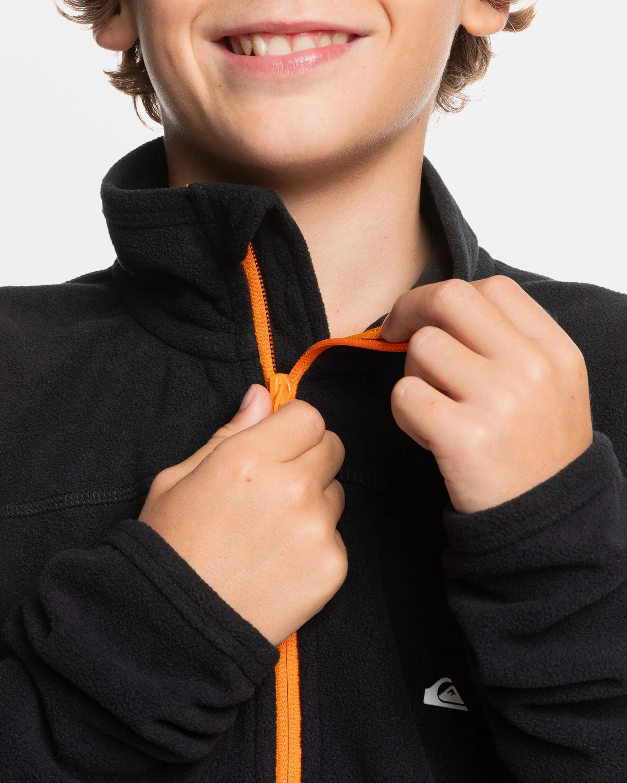 Boys 8-16 Aker Half-Zip Sweatshirt - True Black sold by Quiksilver product image thumbnail 5