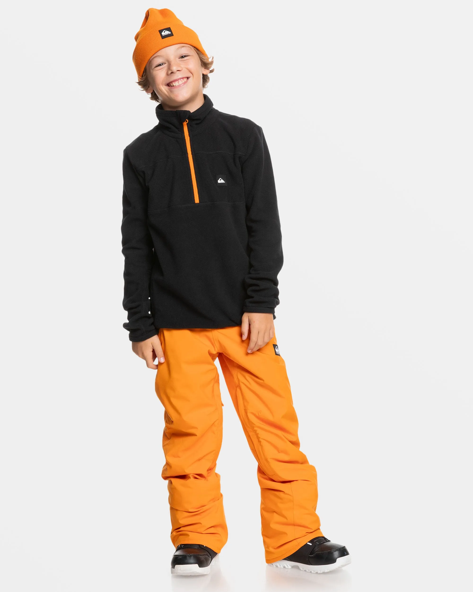 Boys 8-16 Aker Half-Zip Sweatshirt - True Black sold by Quiksilver product image thumbnail 3