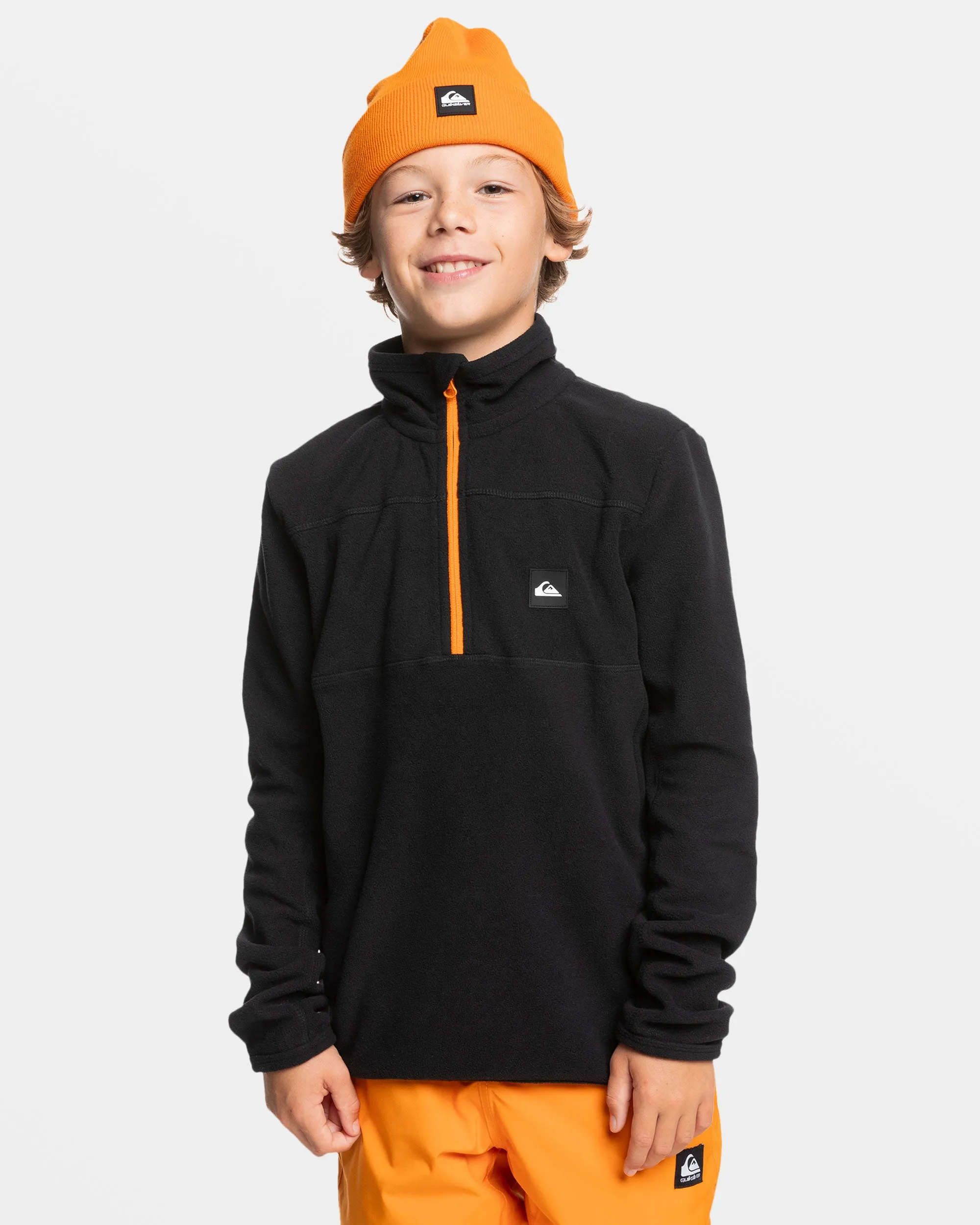 Boys 8-16 Aker Half-Zip Sweatshirt - True Black sold by Quiksilver