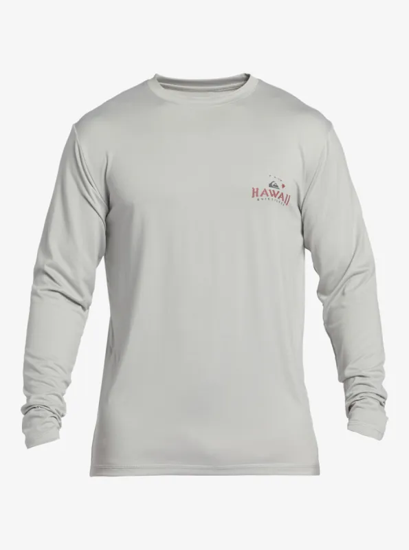 Hi Royalty Surf Long Sleeve UPF 50 Surf T-Shirt - Grey Violet sold by Quiksilver