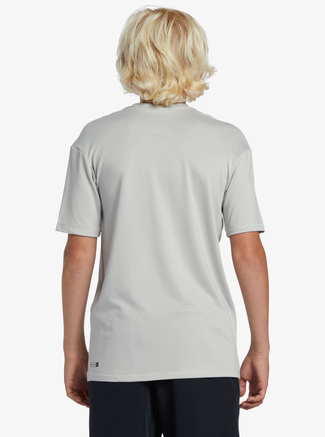 Boys 8-16 Solid Streak Short Sleeve Upf 50 Surf T-Shirt - Gray Violet sold by Quiksilver product image thumbnail 5