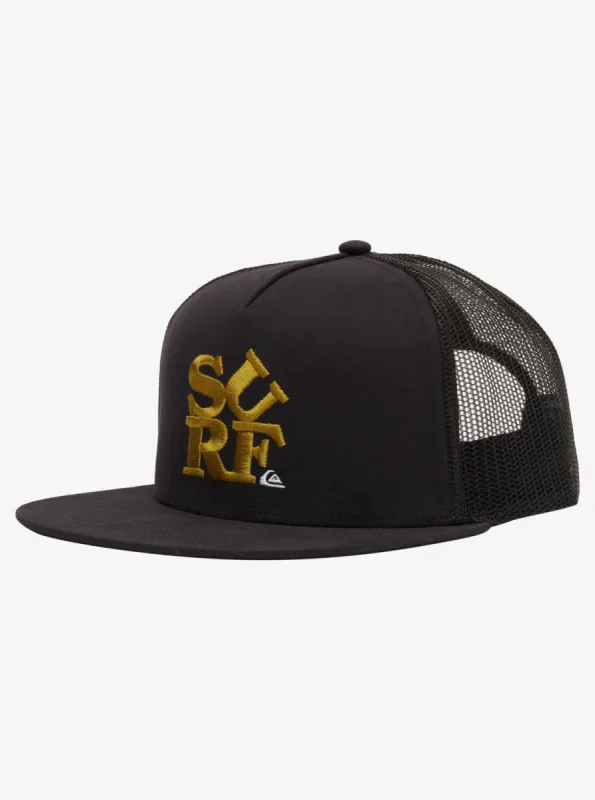 Oasis Trucker Snapback Hat - Black made by Quiksilver