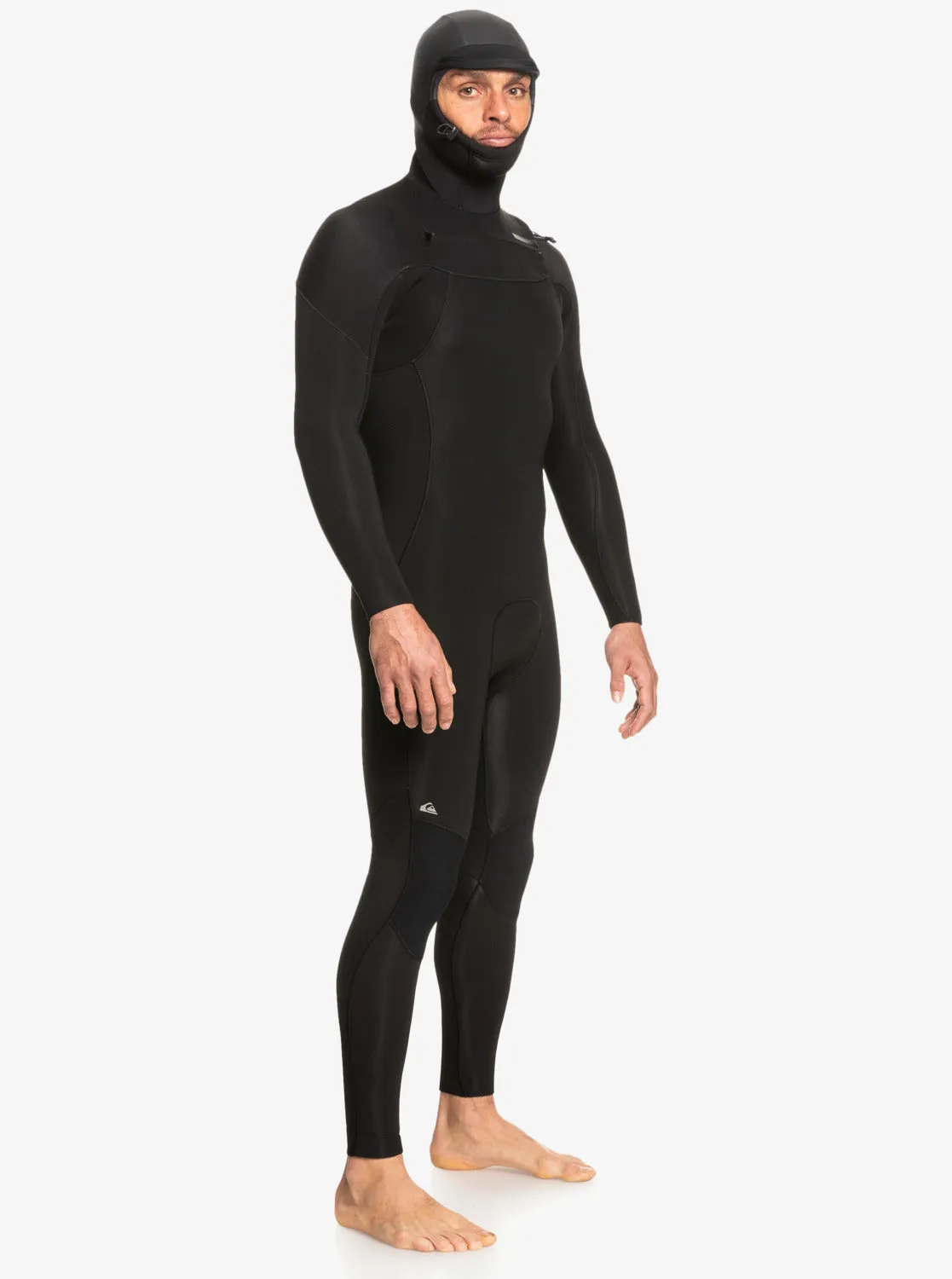 4/3 Everyday Sessions Hooded Chest-Zip Wetsuit - Black sold by Quiksilver product image thumbnail 2