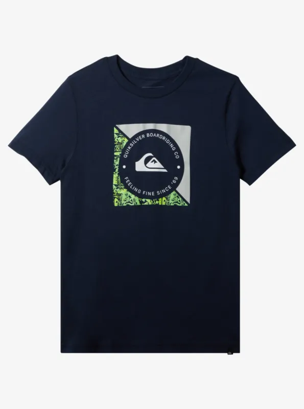 Boys 8-16 Boardshort Linked T-Shirt - Navy Blazer made by Quiksilver