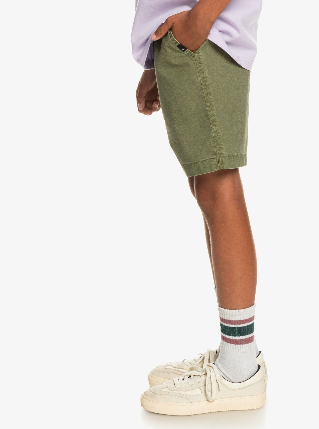 Boys 8-16 Taxer 15" Elastic Waist Shorts - Four Leaf Clover sold by Quiksilver product image thumbnail 4