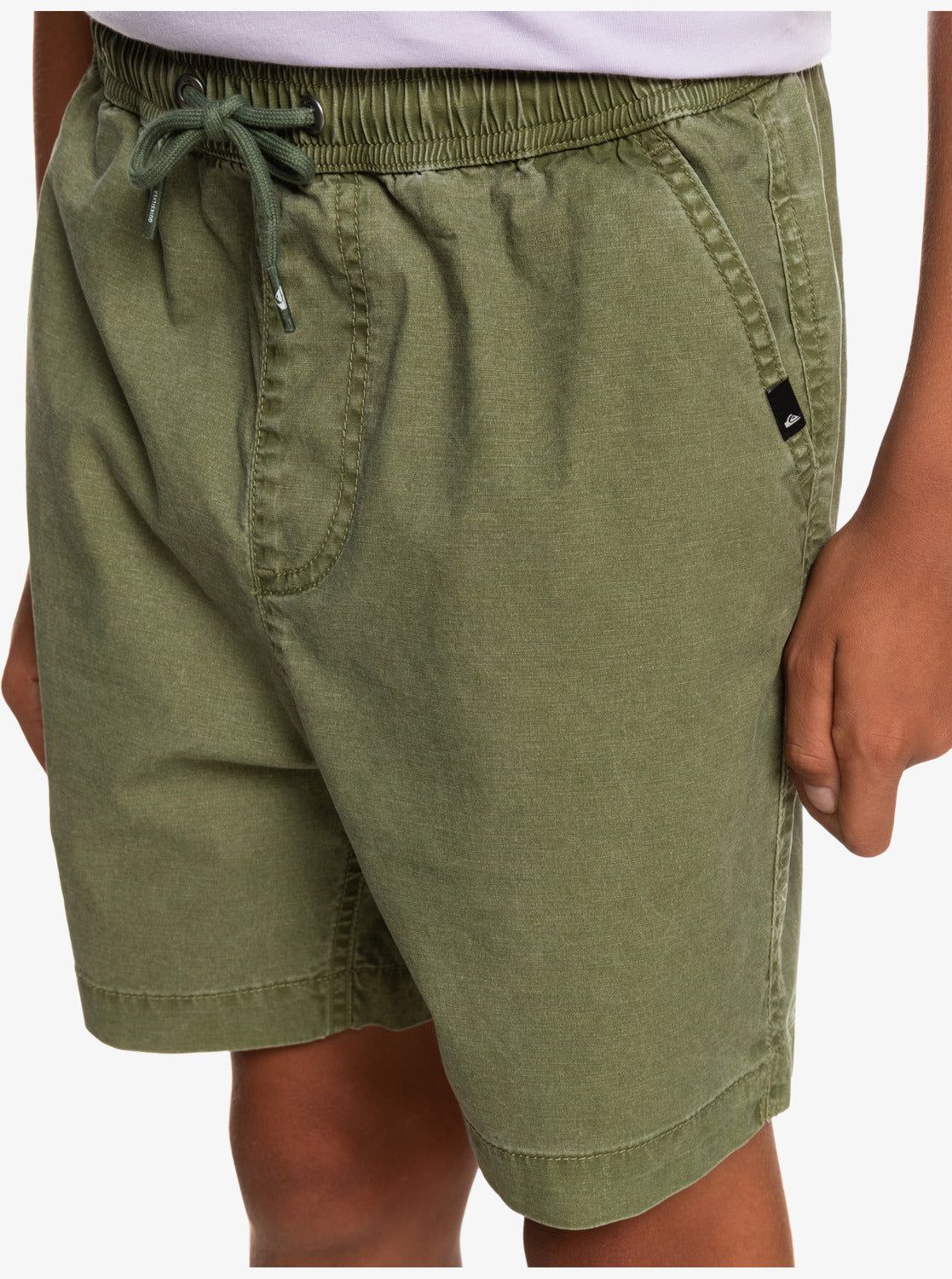 Boys 8-16 Taxer 15" Elastic Waist Shorts - Four Leaf Clover sold by Quiksilver product image thumbnail 5