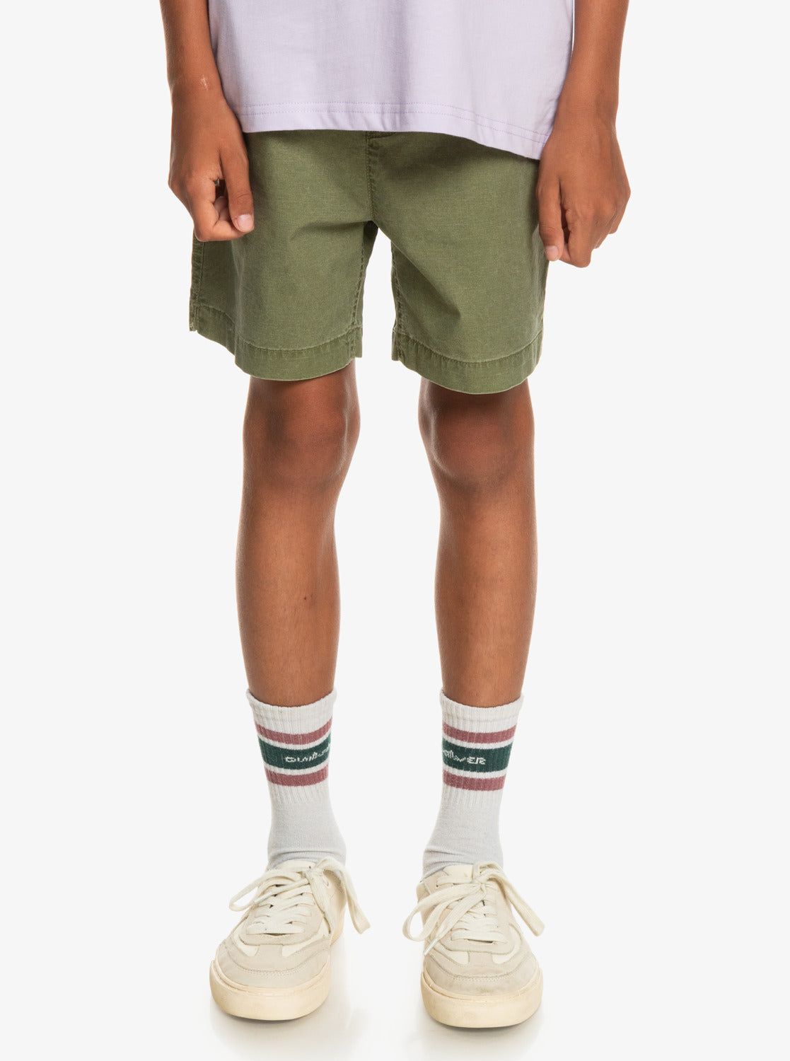 Boys 8-16 Taxer 15" Elastic Waist Shorts - Four Leaf Clover sold by Quiksilver product image thumbnail 3