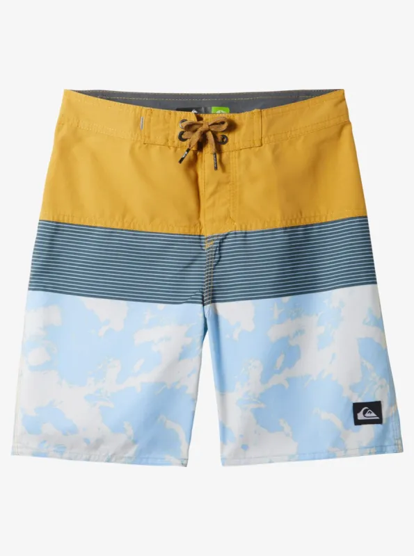 Boys 8-16 Everyday Panel 17" Boardshorts - Mustard sold by Quiksilver