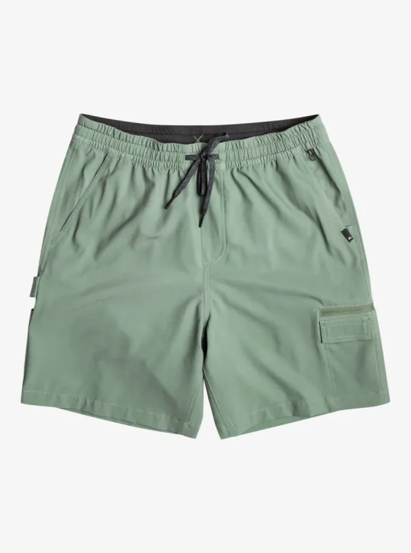 Taxer Cargo 18" Amphibian Boardshorts - Laurel Wreath sold by Quiksilver