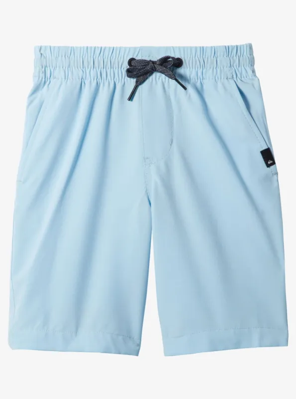 Boys 2-7 Ocean Elastic Waist 14" Amphibian Boardshorts - Clear Sky sold by Quiksilver