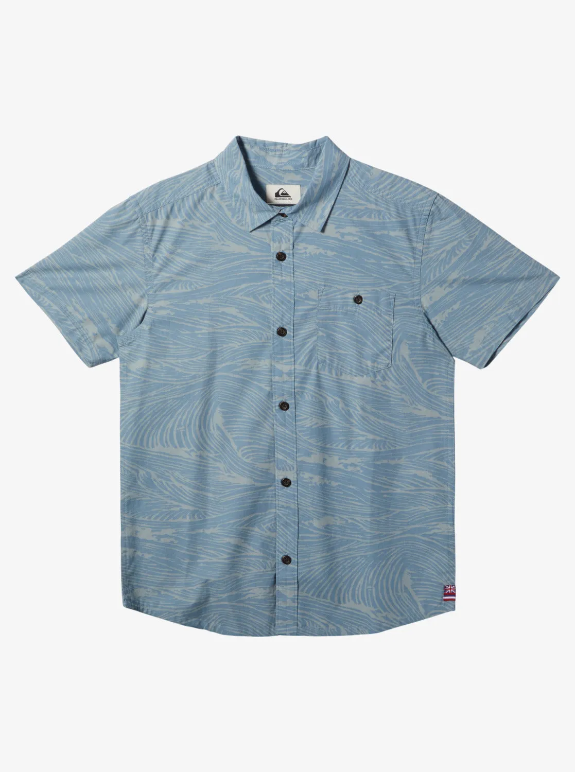 Boys 8-16 Hawaii Flow Short Sleeve Shirt - Blue Shadow sold by Quiksilver