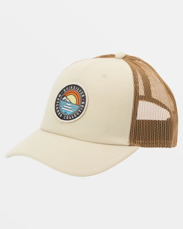 Waterman Hook Minded Trucker Hat - Overcast sold by Quiksilver