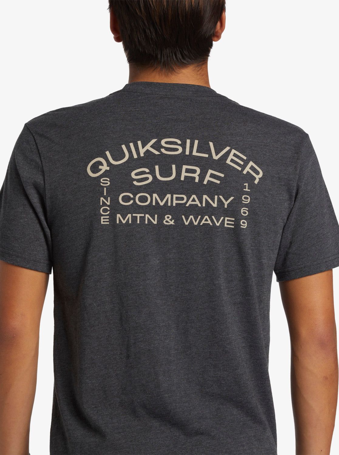 Surf Lockup T-Shirt - Charcoal Heather sold by Quiksilver product image thumbnail 5