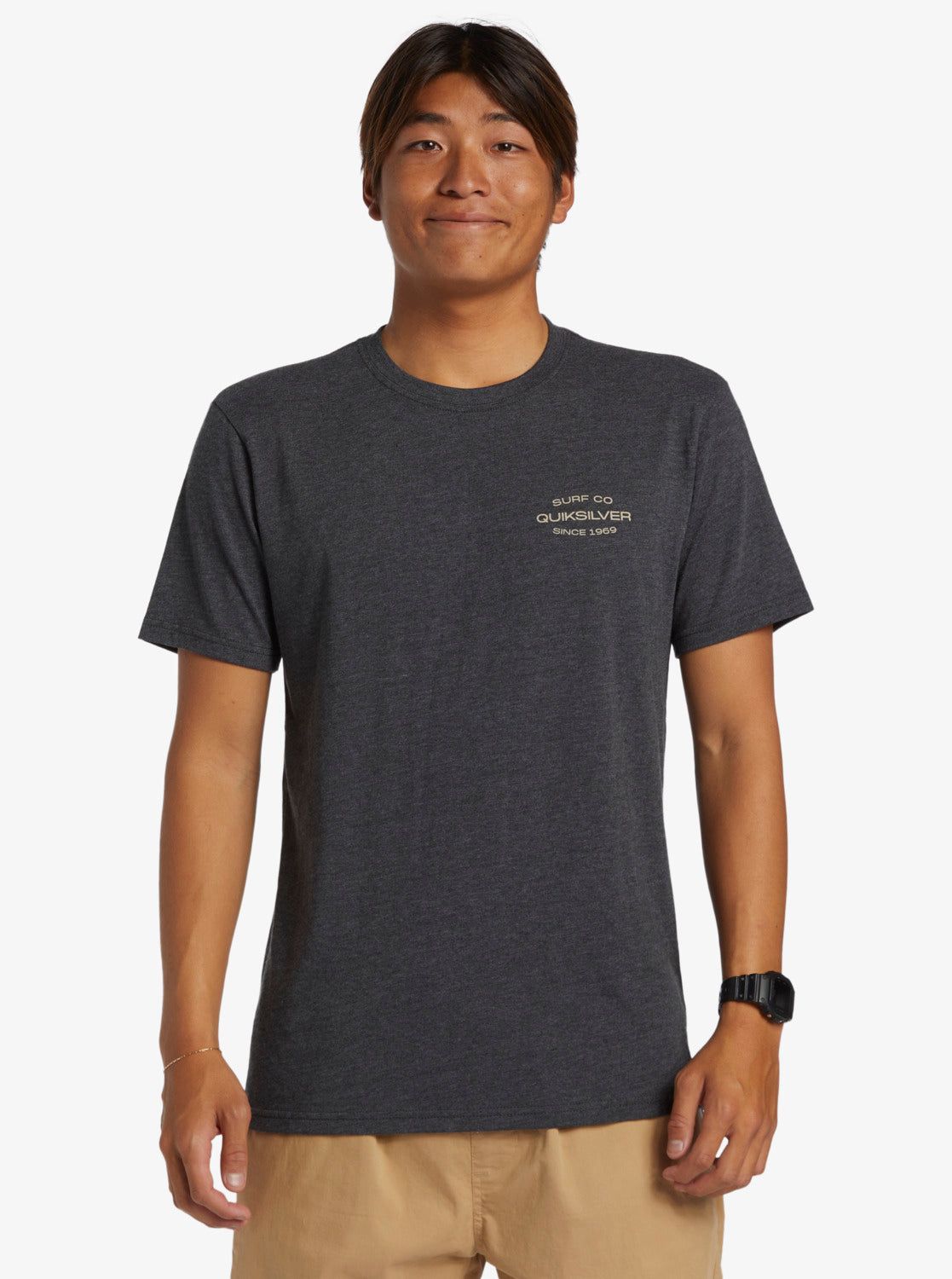 Surf Lockup T-Shirt - Charcoal Heather sold by Quiksilver product image thumbnail 3