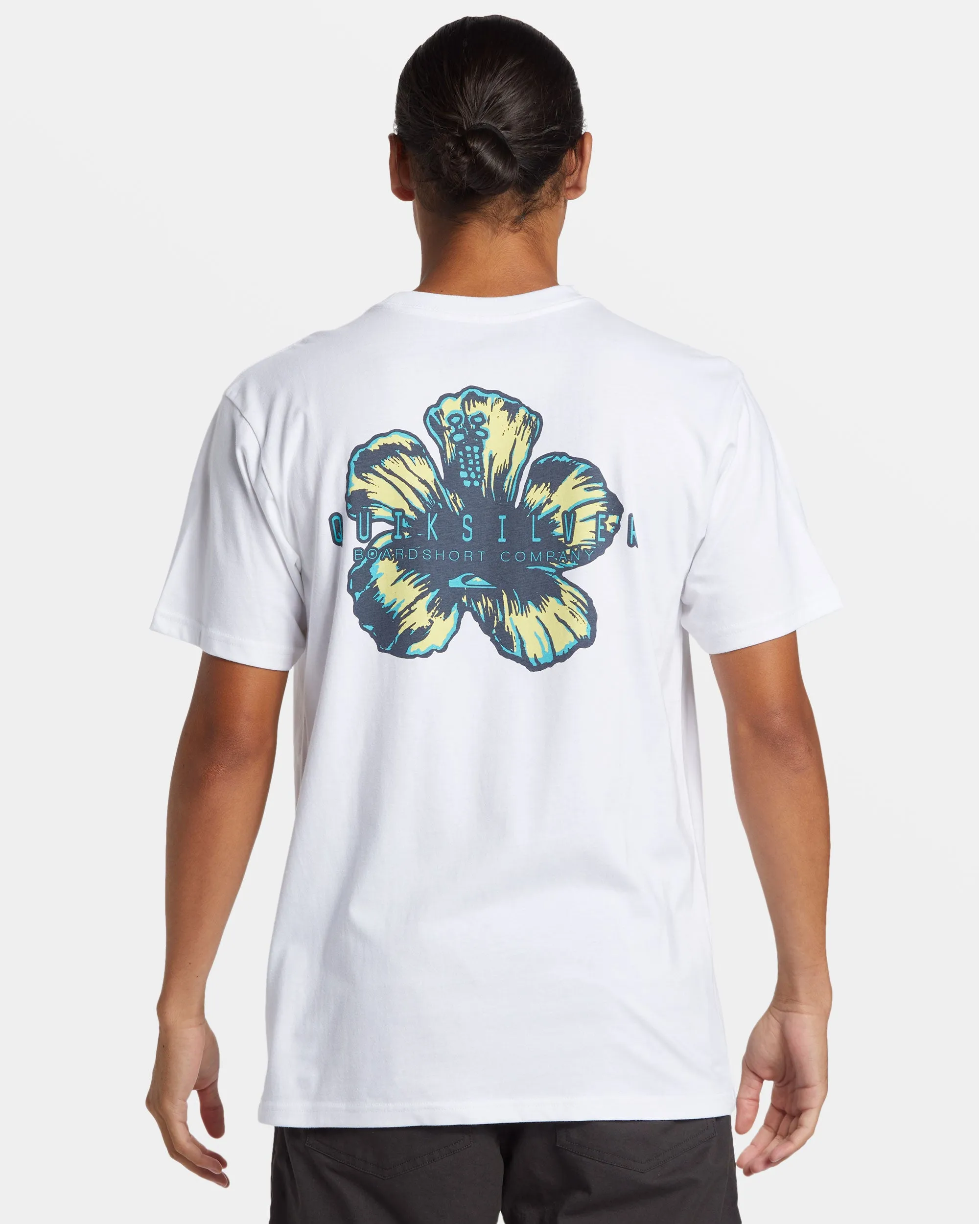 Hibiscus Pop T-Shirt - White sold by Quiksilver product image thumbnail 2