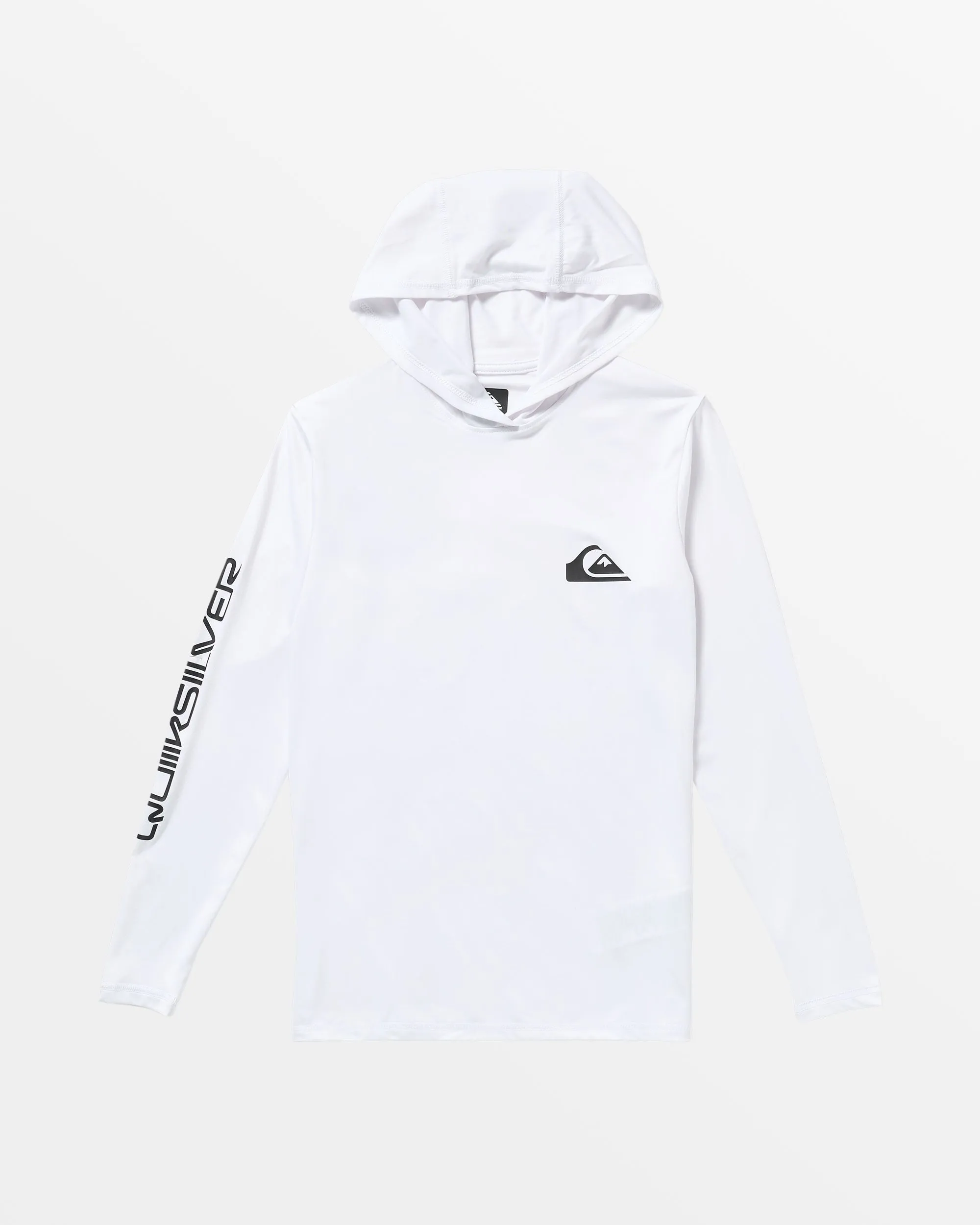 Boys 8-16 Omni Session Hooded UPF 50 Rashguard - White sold by Quiksilver