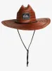 Waterman The Tier Straw Lifeguard Hat - Dark Brown sold by Quiksilver