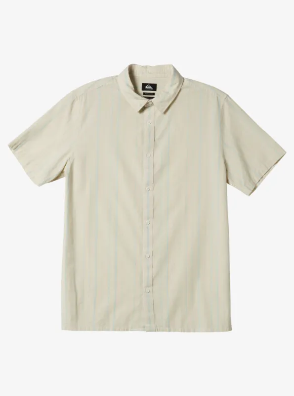 Pacific Stripe Short Sleeve Woven Shirt - Birch Pacific Stripe sold by Quiksilver