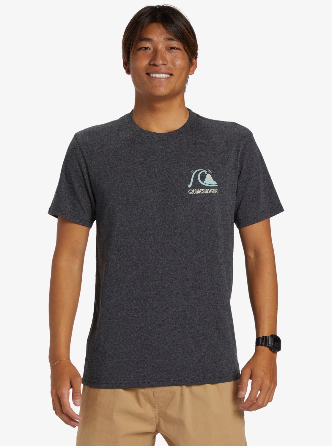 Circle Back T-Shirt - Charcoal Heather sold by Quiksilver product image thumbnail 3