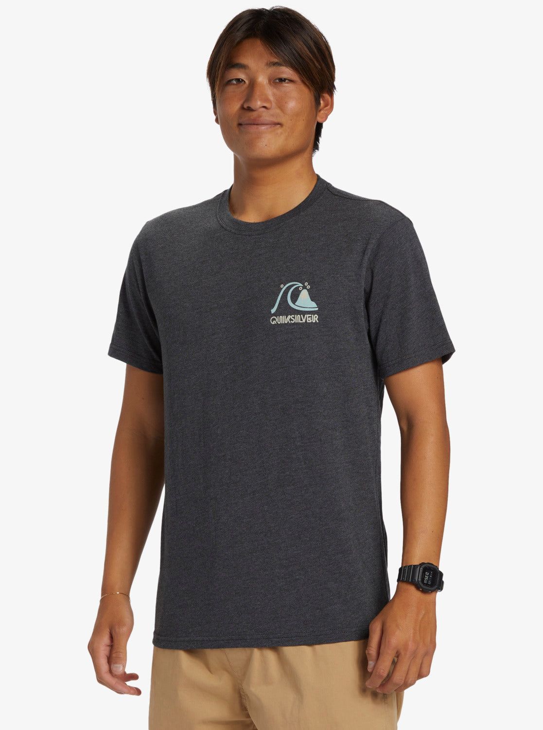 Circle Back T-Shirt - Charcoal Heather sold by Quiksilver product image thumbnail 4