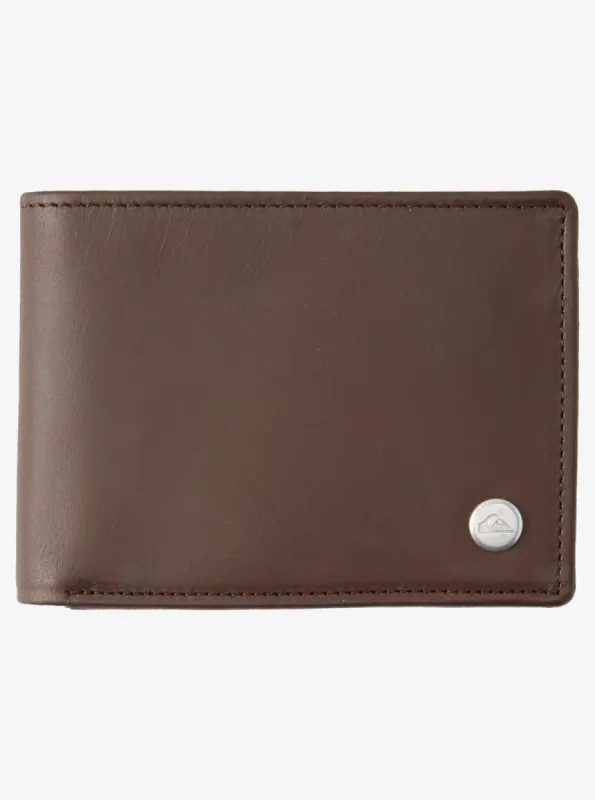 Mac Tri-Fold Leather Wallet - sold by Quiksilver