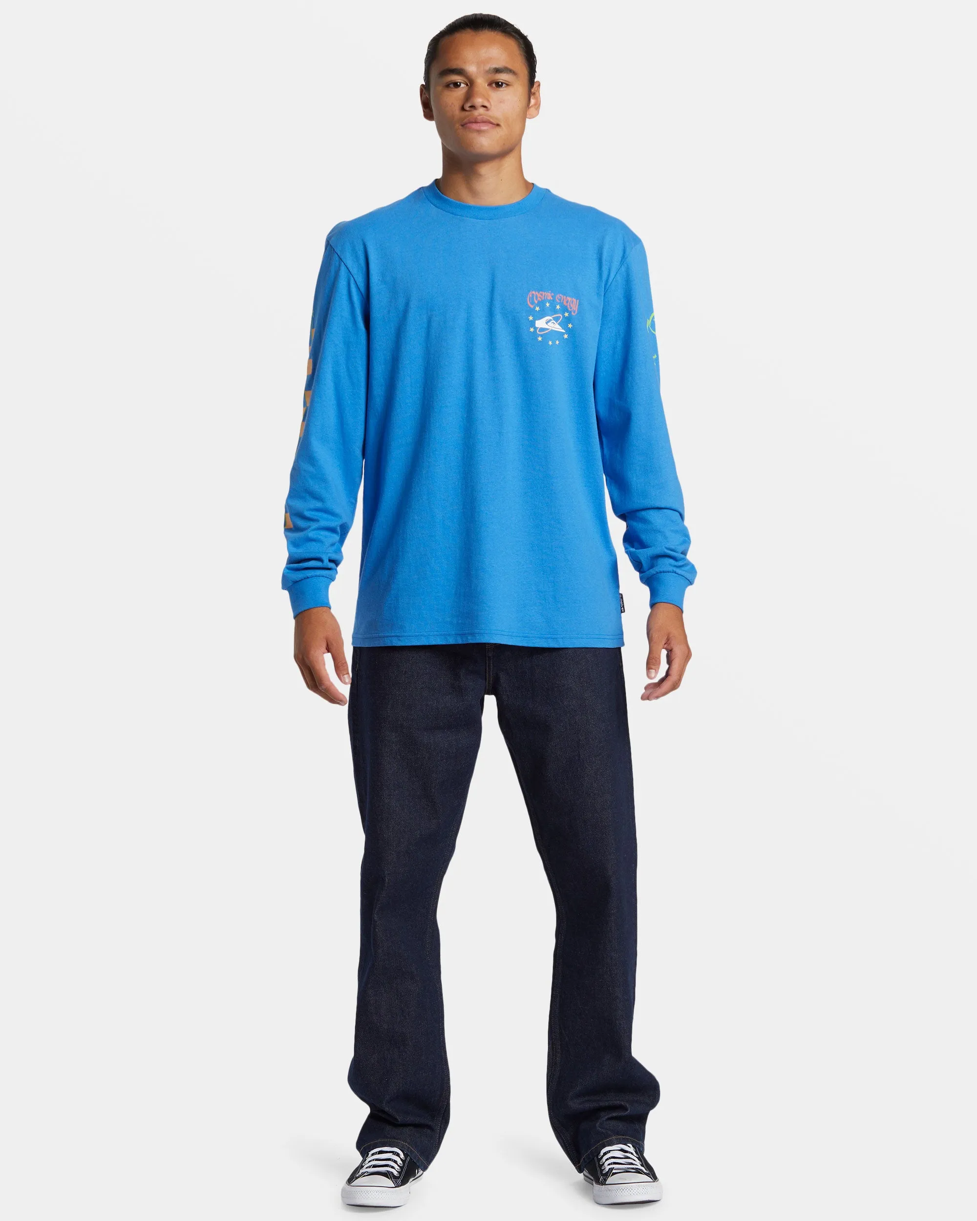 Cosmic Long Sleeve T-Shirt - Nebulas Blue sold by Quiksilver product image thumbnail 3