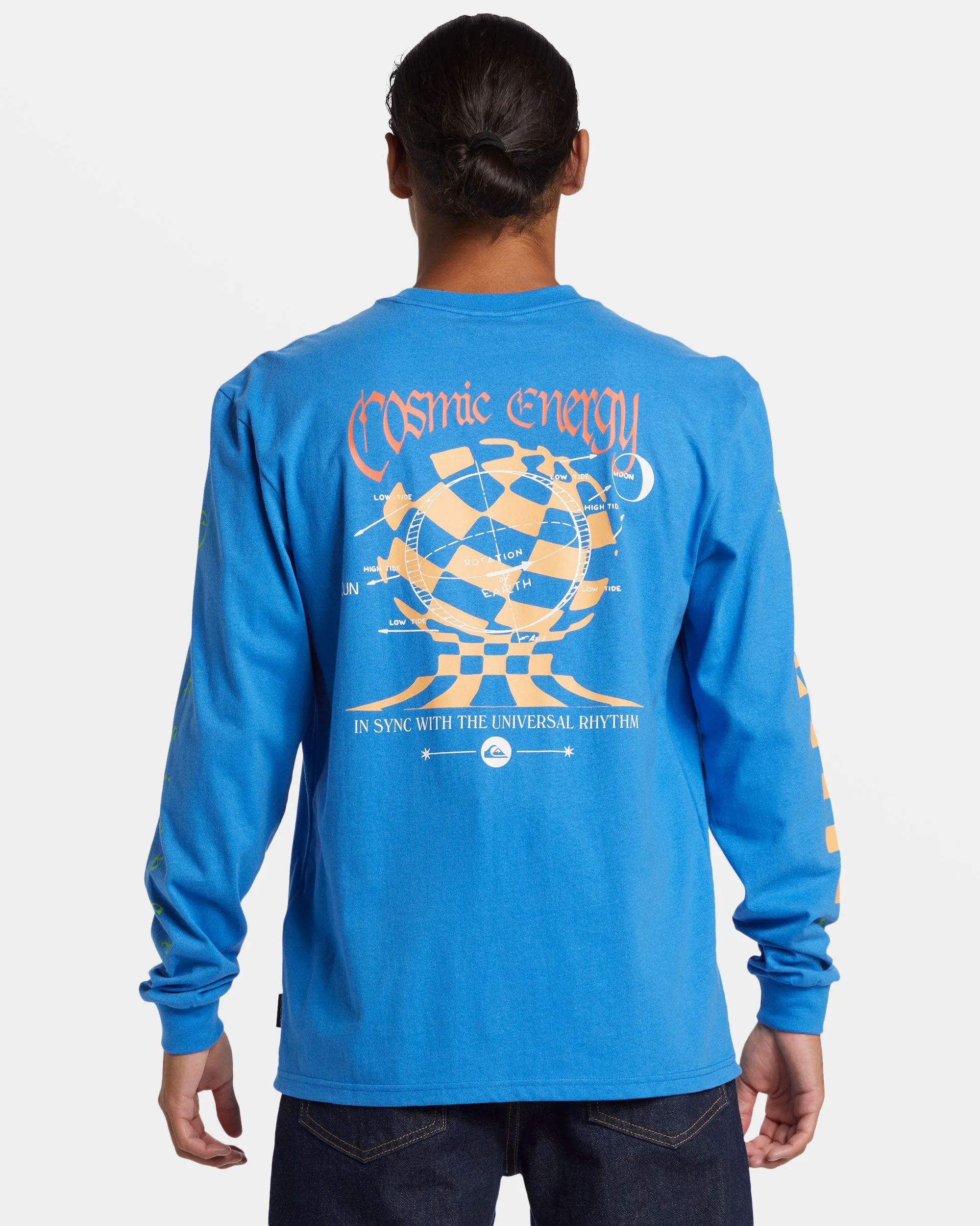 Cosmic Long Sleeve T-Shirt - Nebulas Blue sold by Quiksilver product image thumbnail 2