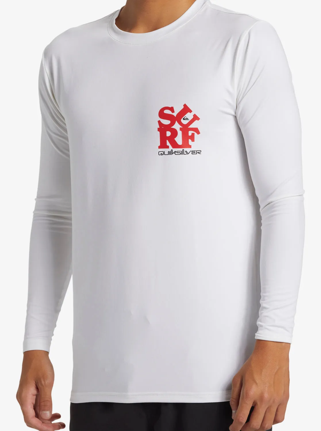 Everyday Long Sleeve Surf Tee - White/Black sold by Quiksilver product image thumbnail 5