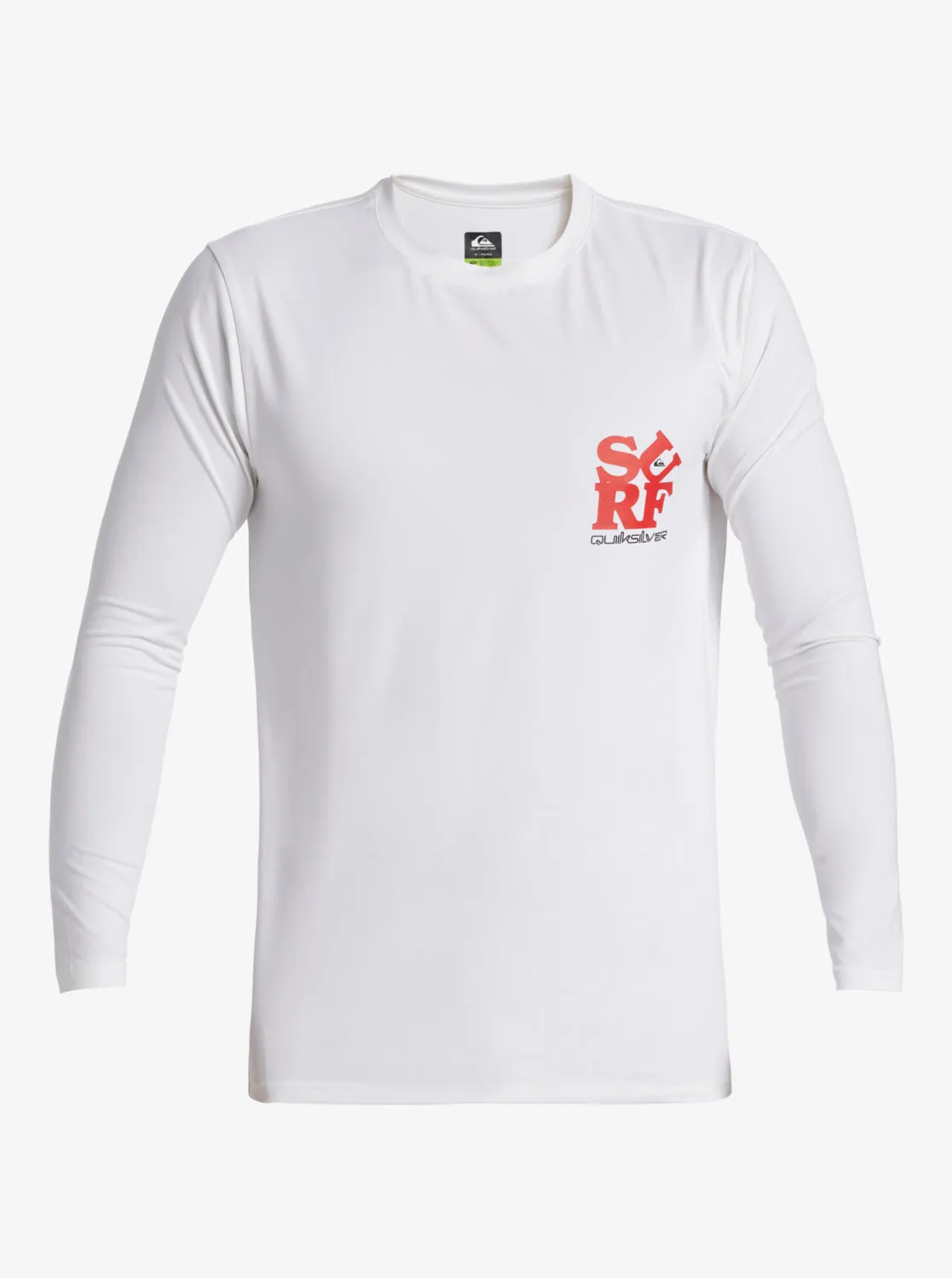 Everyday Long Sleeve Surf Tee - White/Black sold by Quiksilver