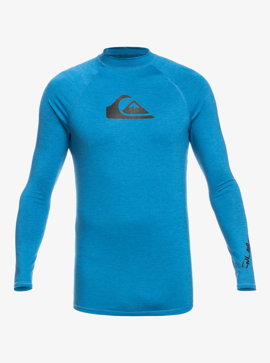 Boys 8-16 All Time Long Sleeve Rashguard - Vallarta Blue Heather sold by Quiksilver