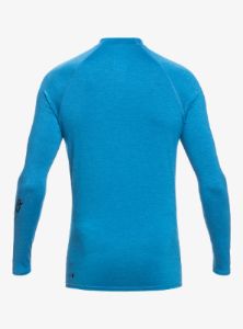 Boys 8-16 All Time Long Sleeve Rashguard - Vallarta Blue Heather sold by Quiksilver