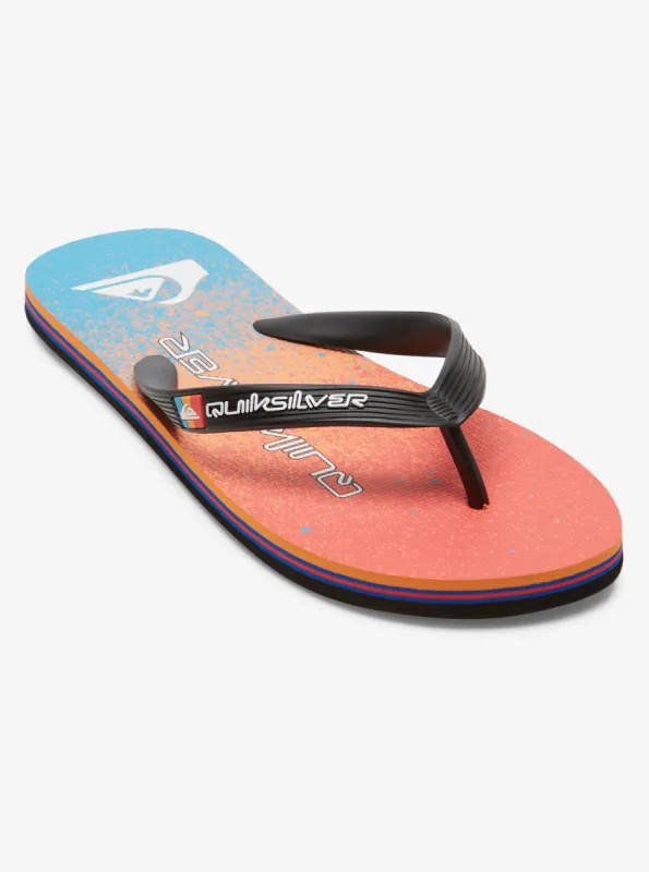 Molokai Art II Sandals - Blue/Blue/Orange sold by Quiksilver