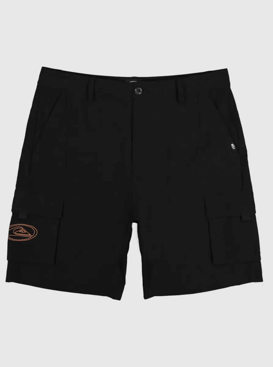 Equalizer 20" Cargo Shorts - Black sold by Quiksilver