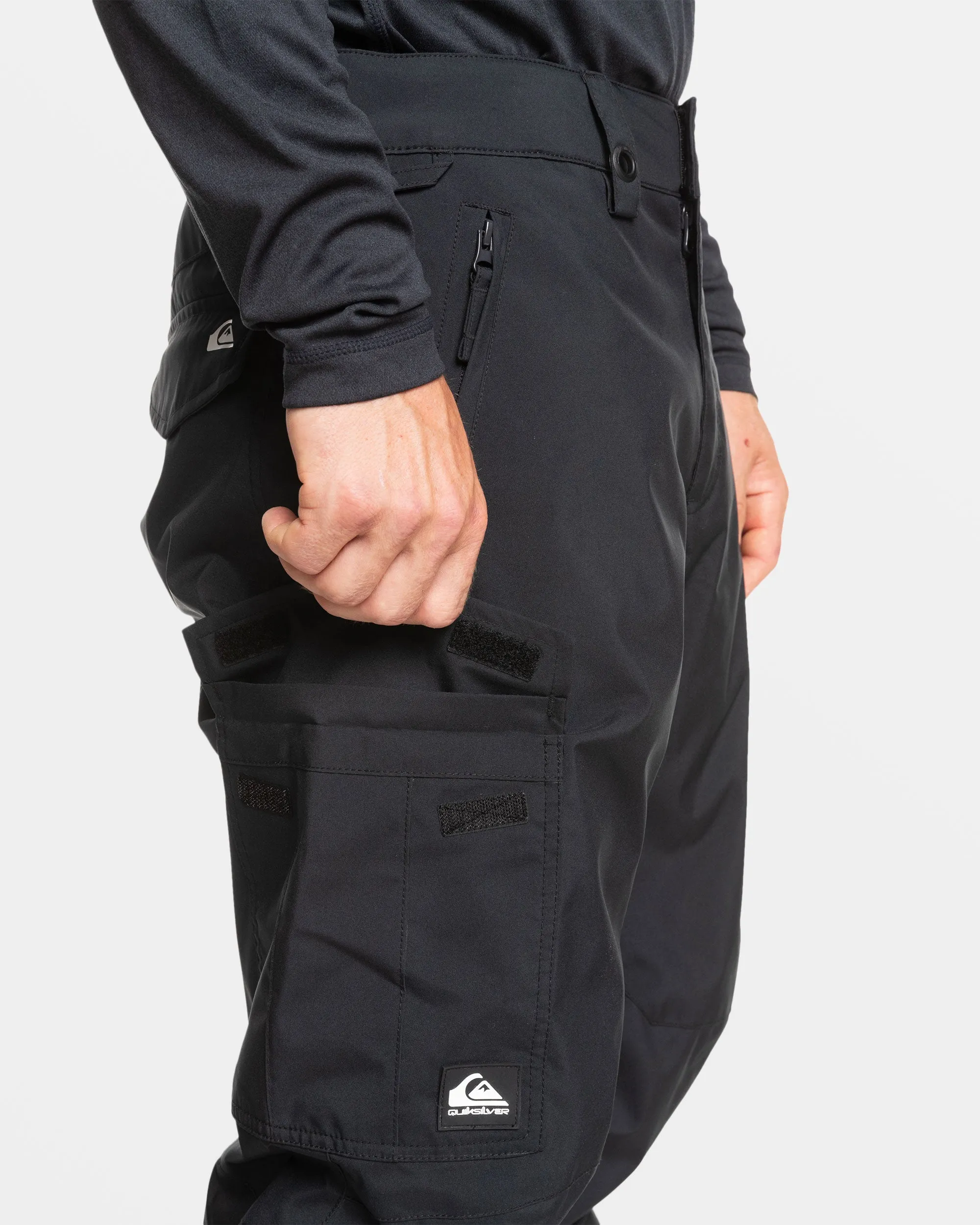 Porter Insulated Snow Pants - True Black sold by Quiksilver product image thumbnail 3