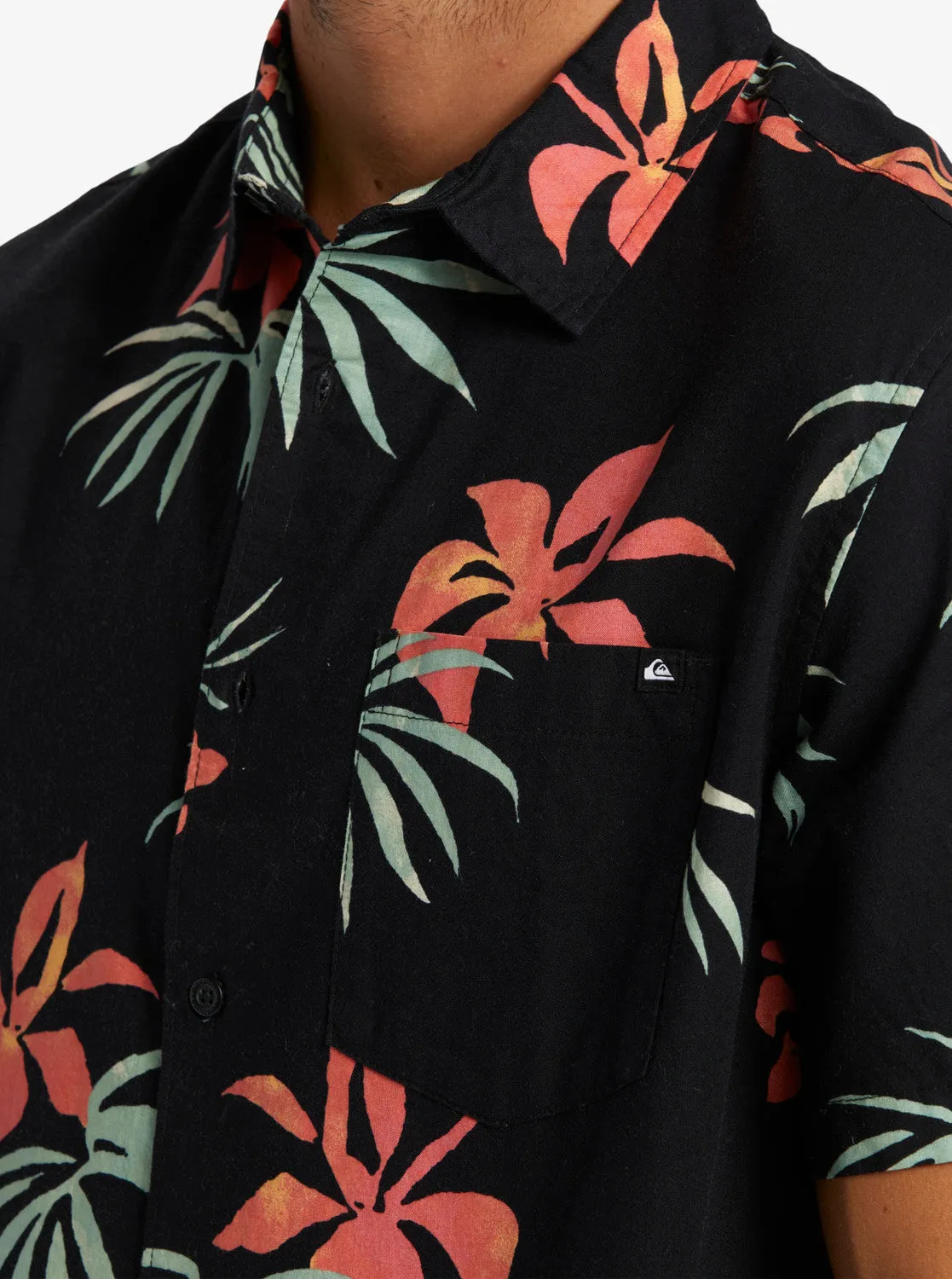 Apero Classic Short Sleeve Shirt - Black Aop Mix Bag Ss sold by Quiksilver product image thumbnail 5