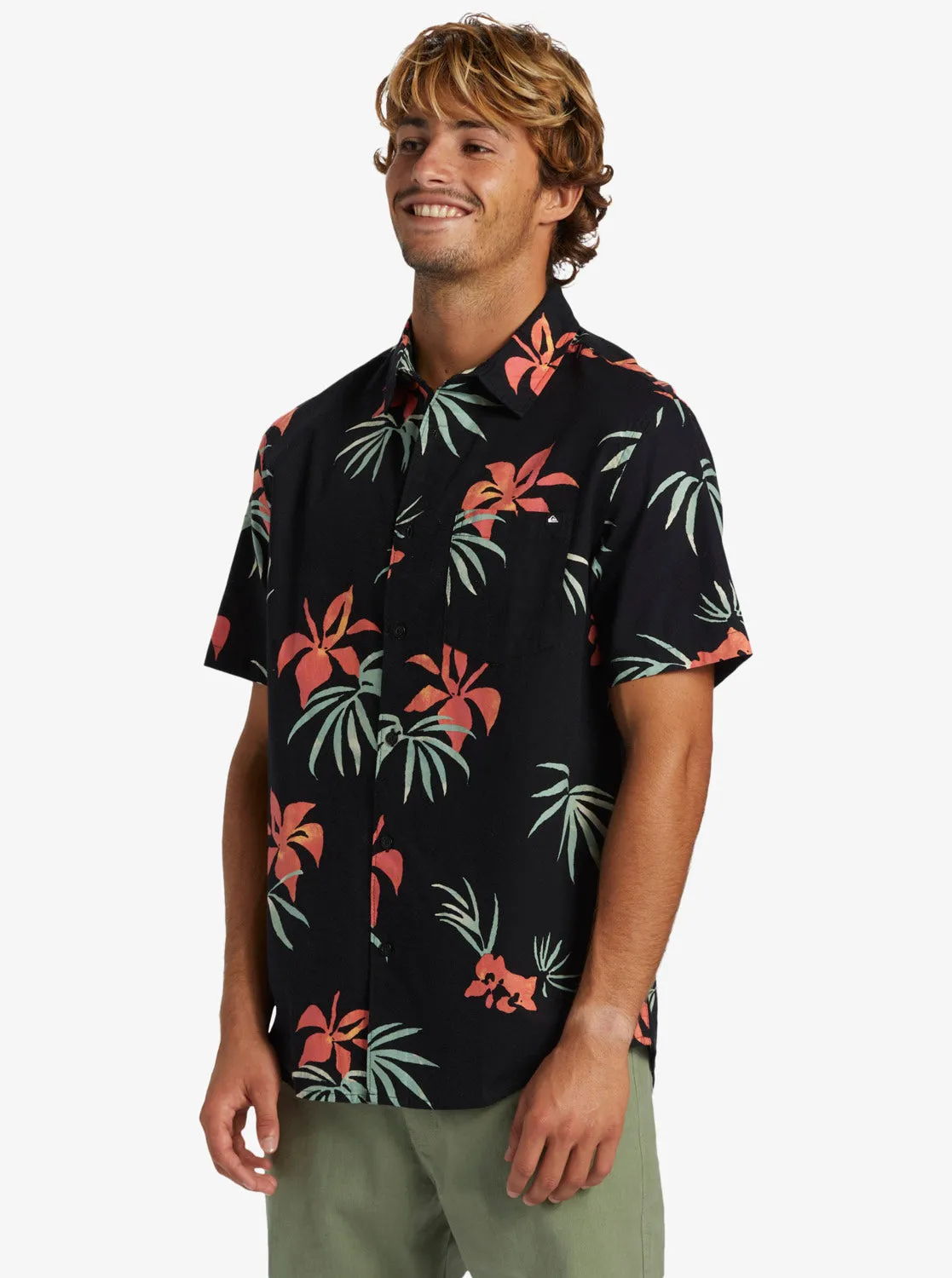 Apero Classic Short Sleeve Shirt - Black Aop Mix Bag Ss sold by Quiksilver product image thumbnail 4
