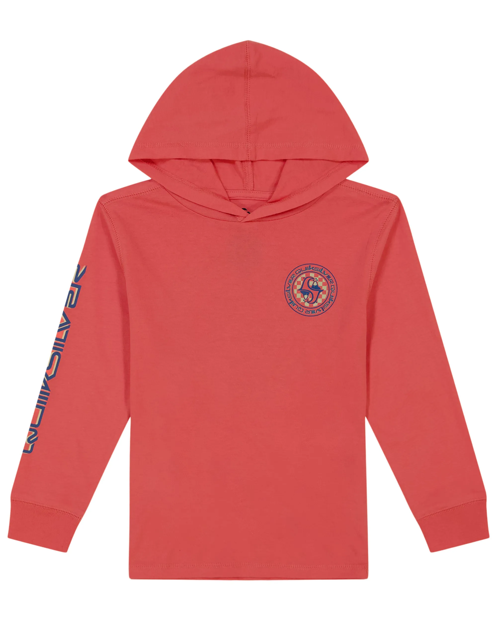 Boys 2-7 Round About Hooded Long Sleeve T-Shirt - Spiced Coral sold by Quiksilver