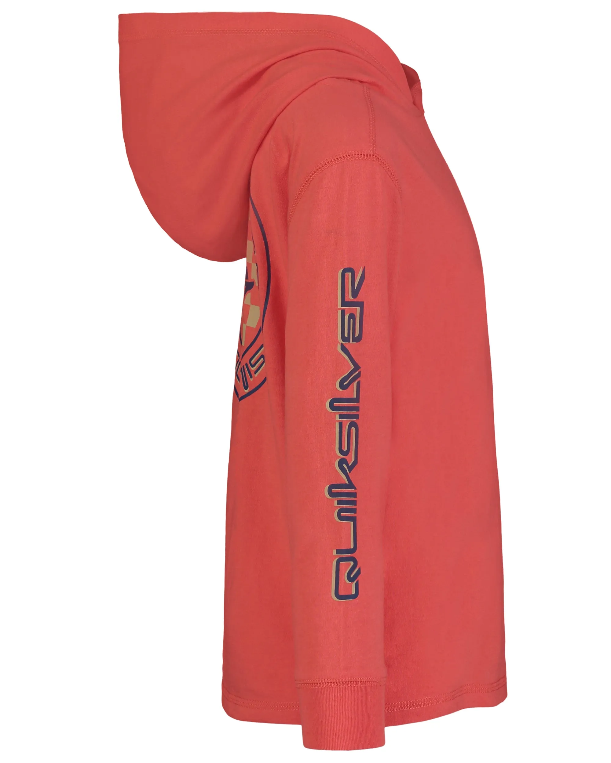 Boys 2-7 Round About Hooded Long Sleeve T-Shirt - Spiced Coral sold by Quiksilver product image thumbnail 3