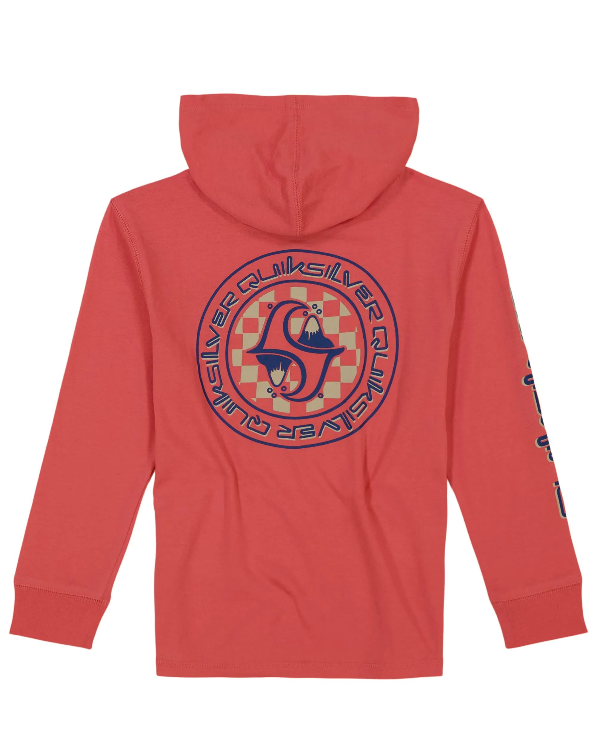 Boys 2-7 Round About Hooded Long Sleeve T-Shirt - Spiced Coral sold by Quiksilver product image thumbnail 2