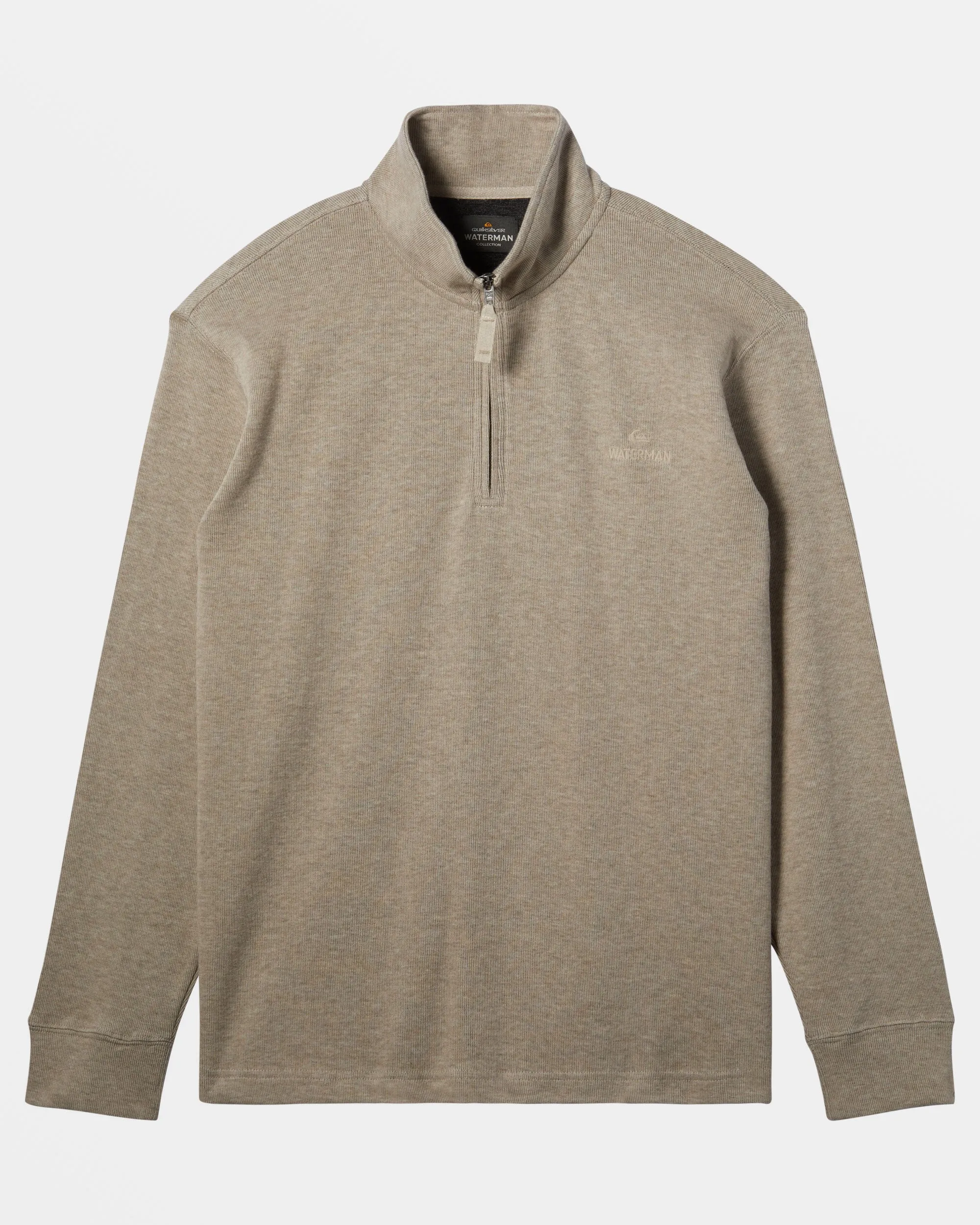 Waterman Playa Clipper Half-Zip Sweatshirt - Overcast Heather sold by Quiksilver