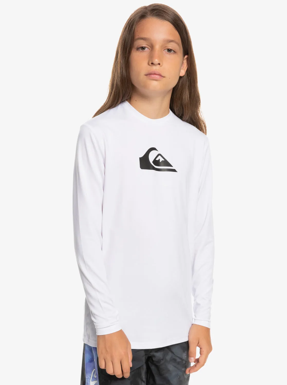 Boys 8-16 Solid Streak Long Sleeve - White sold by Quiksilver product image thumbnail 3