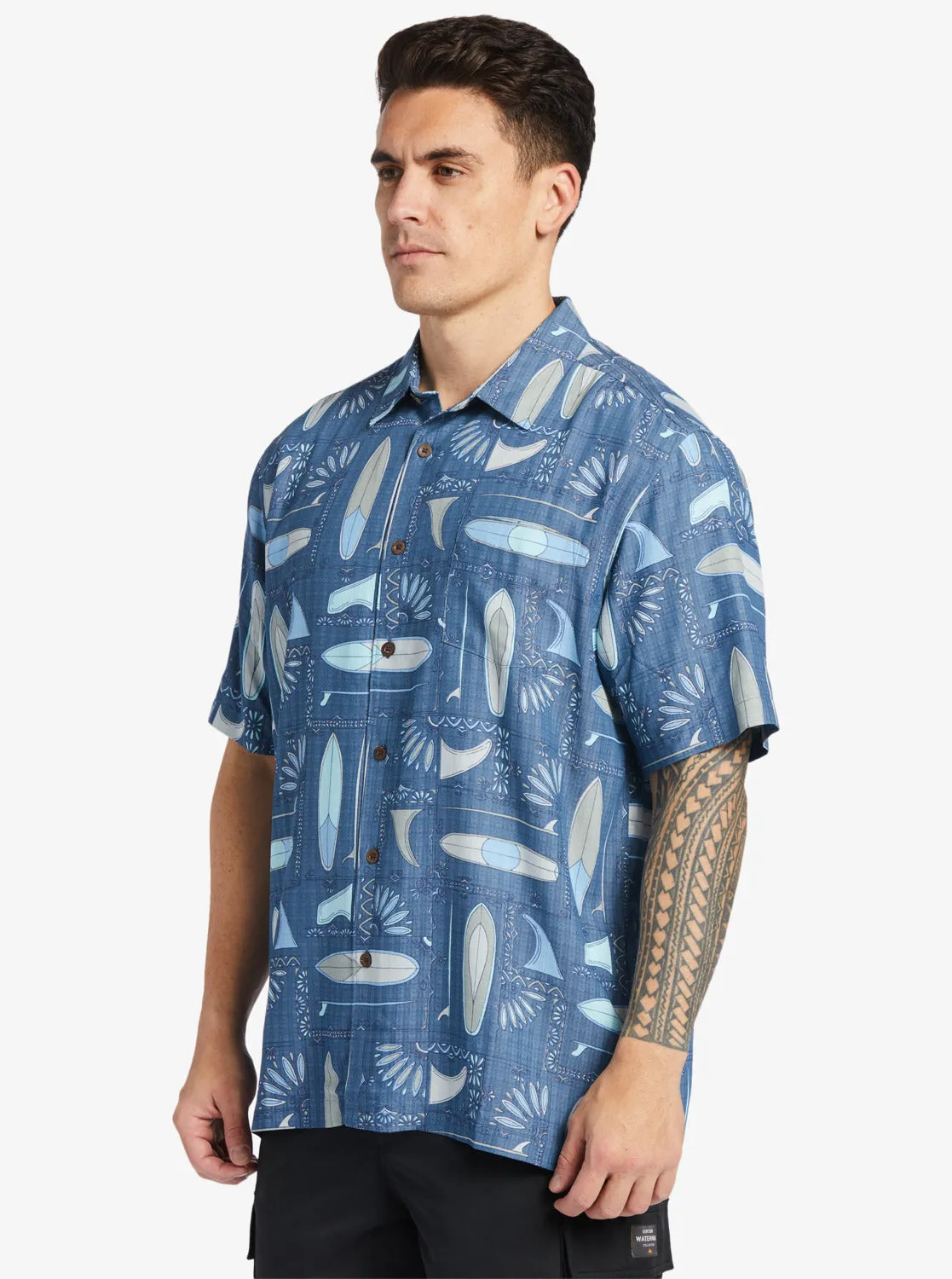 Waterman Long Boards Shirt - Longboards Ensign Blue sold by Quiksilver product image thumbnail 4