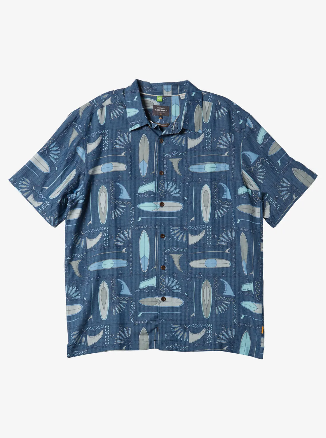 Waterman Long Boards Shirt - Longboards Ensign Blue sold by Quiksilver