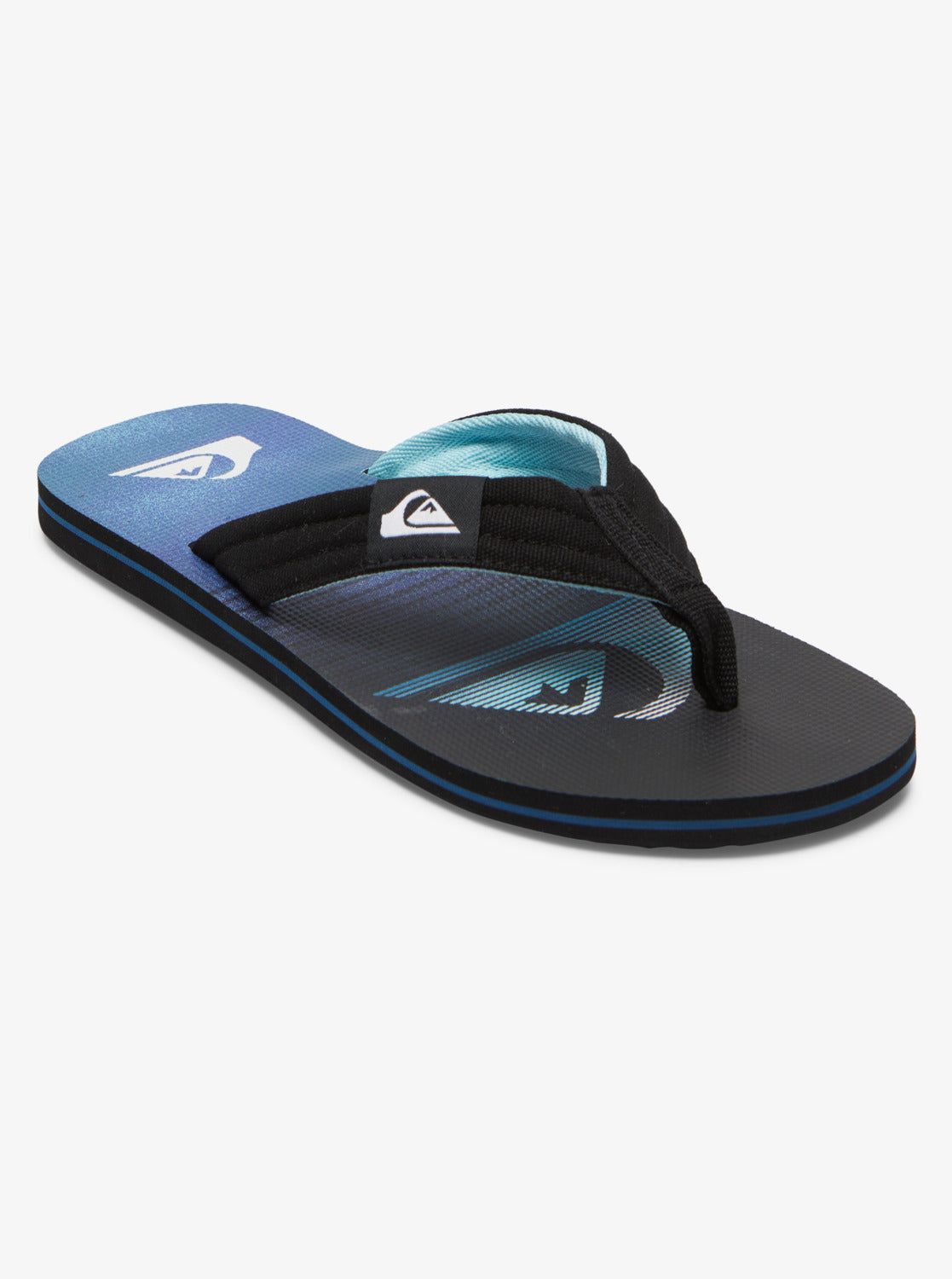 Molokai Layback Sandals For Men - Black/Green/Blue sold by Quiksilver