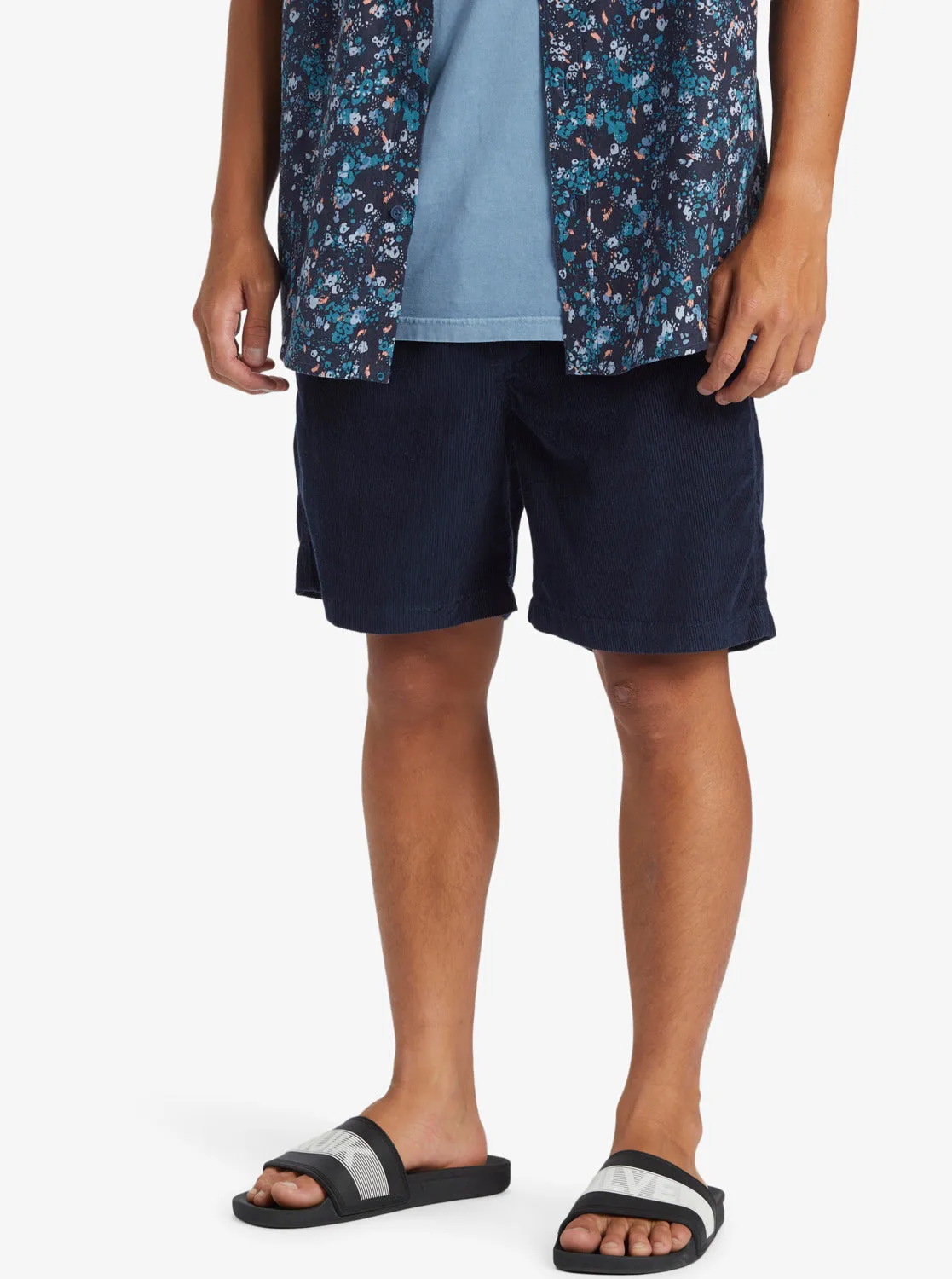 Taxer Corduroy Shorts - Dark Navy sold by Quiksilver product image thumbnail 4